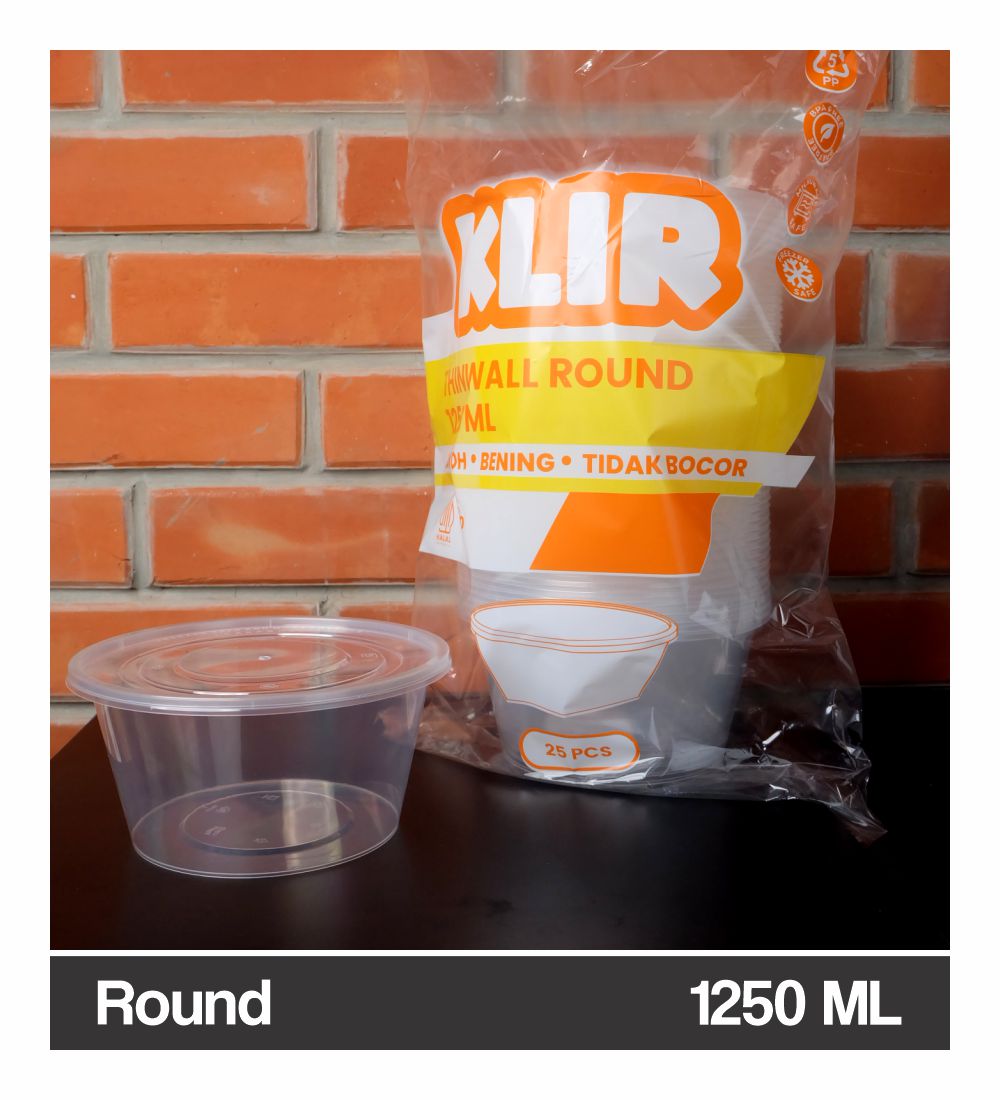 NEW - ROUND 1250 ML