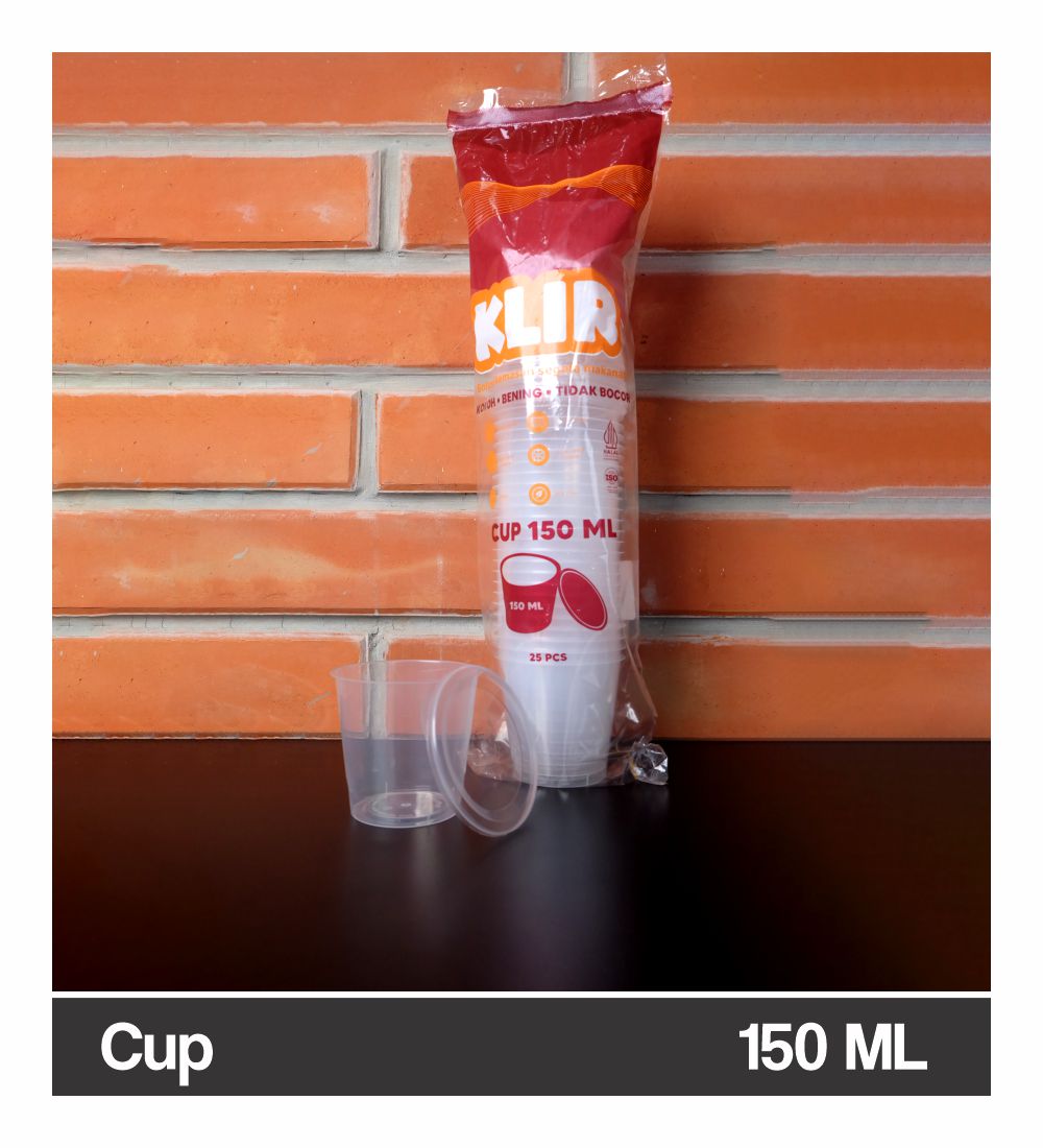 Cup 150 ML Tutup Pisah
