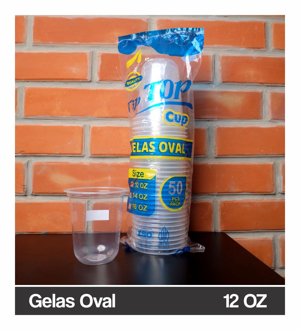 Gelas Oval 12 OZ