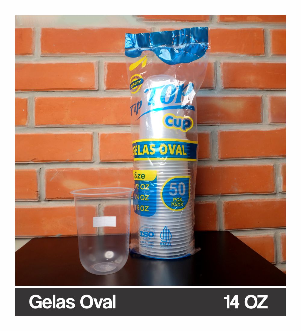 Gelas Oval 14 OZ