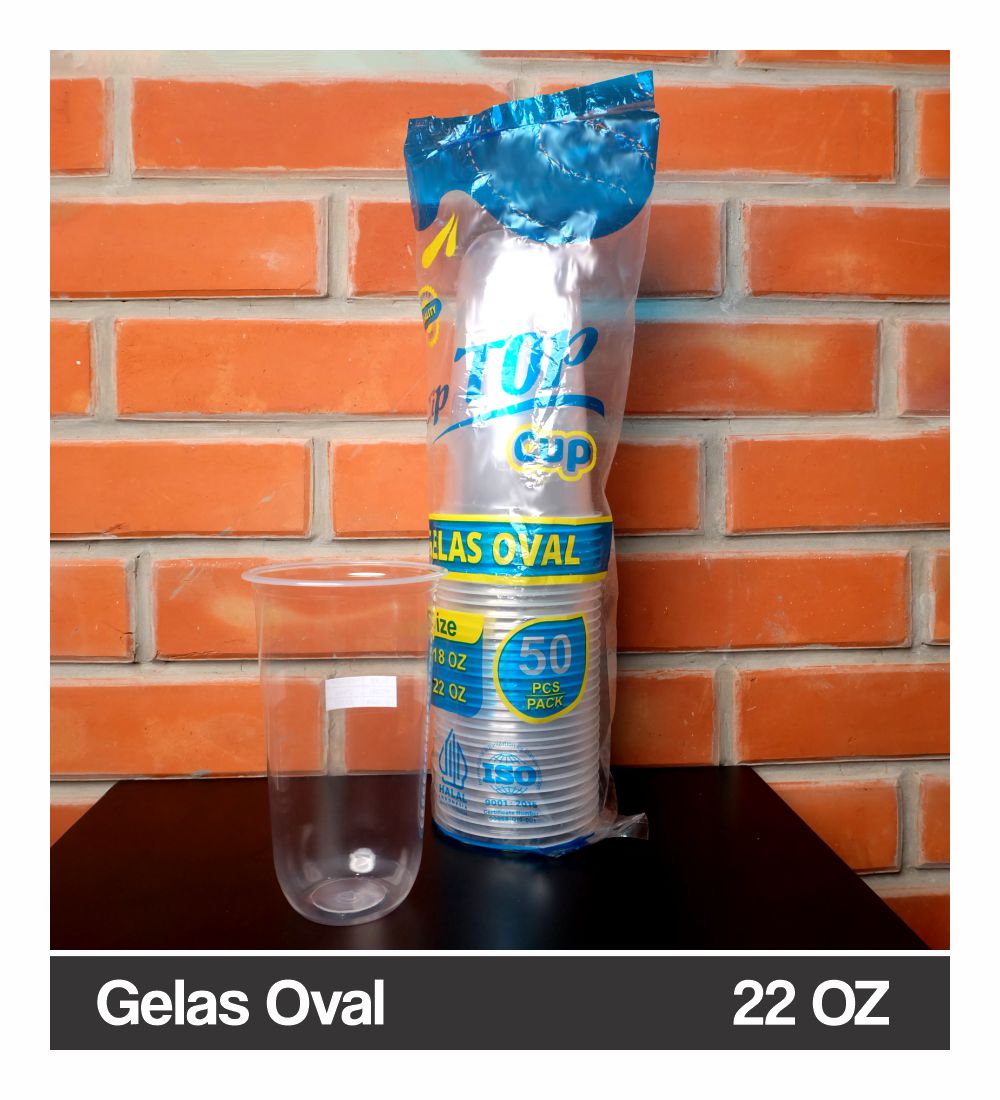 Gelas Oval 22 OZ