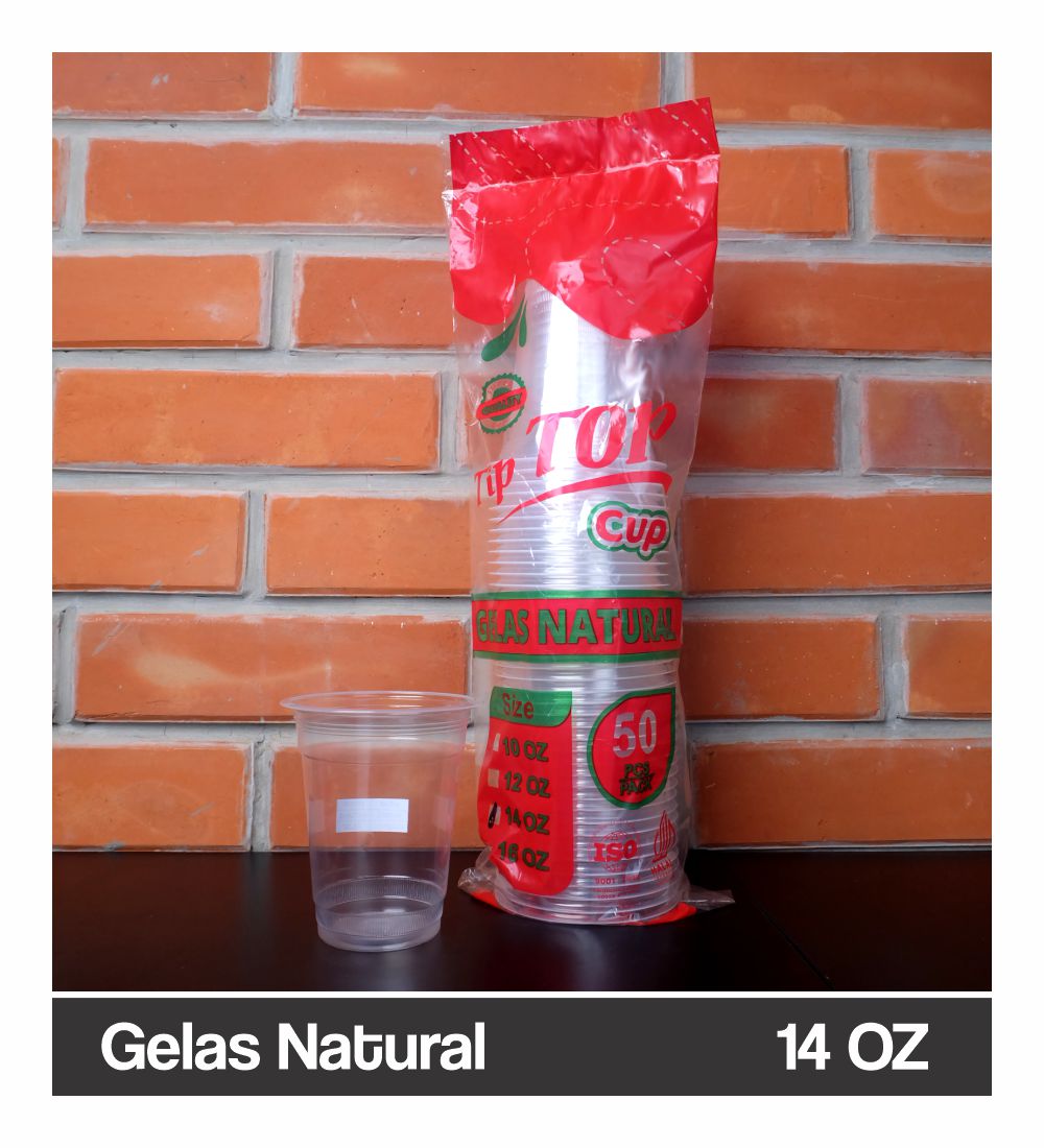 Gelas Natural 14 OZ