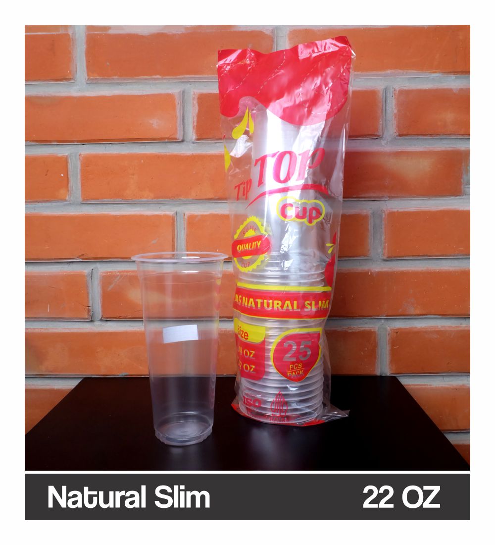 Gelas Natural Slim 22 OZ