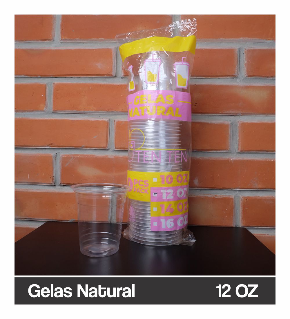 Gelas Natural 12 OZ