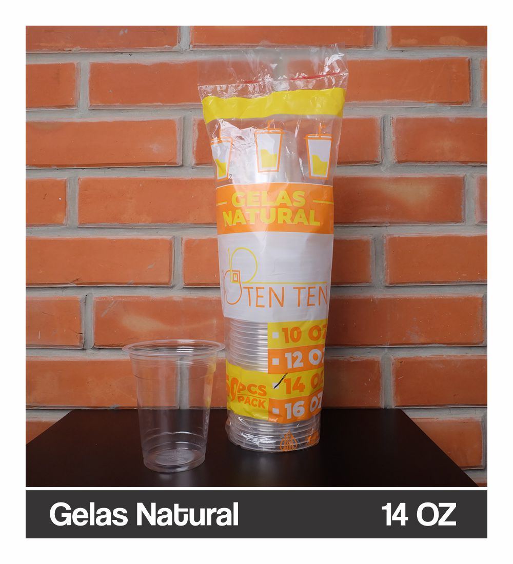 Gelas Natural 14 OZ