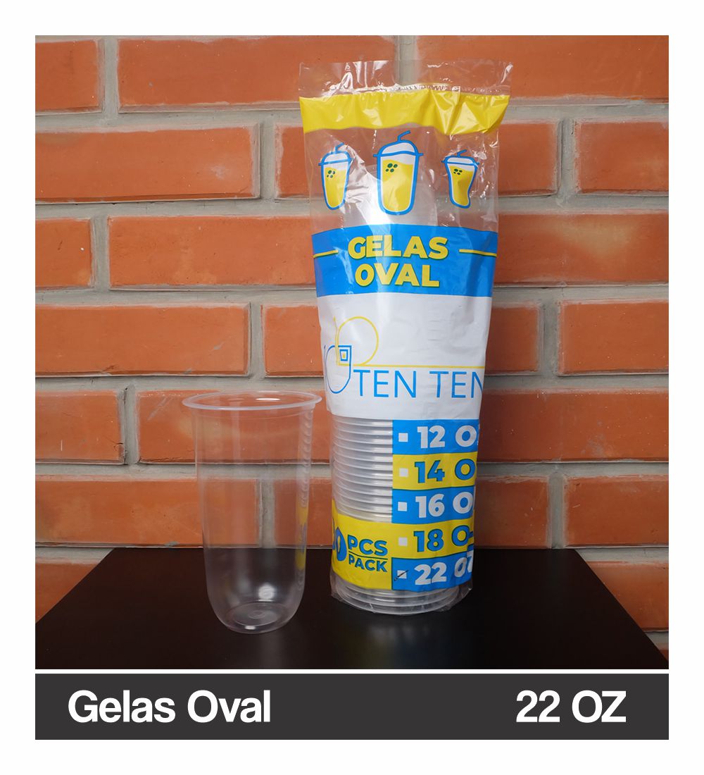 Gelas Oval Tenten 22 OZ