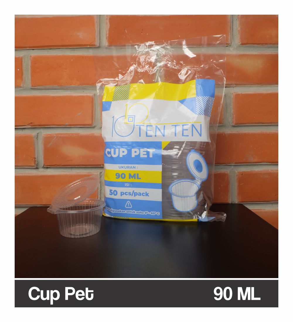 CUP PET Tenten 90 ML