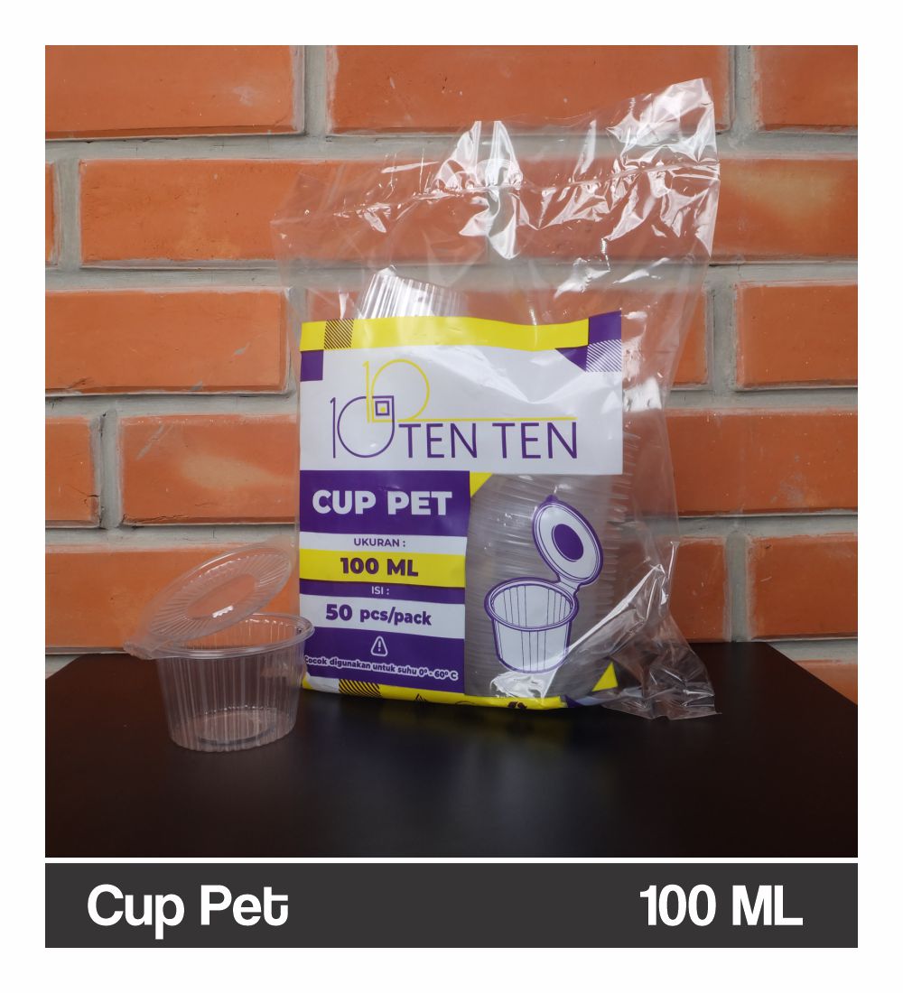 CUP PET Tenten 100 ML