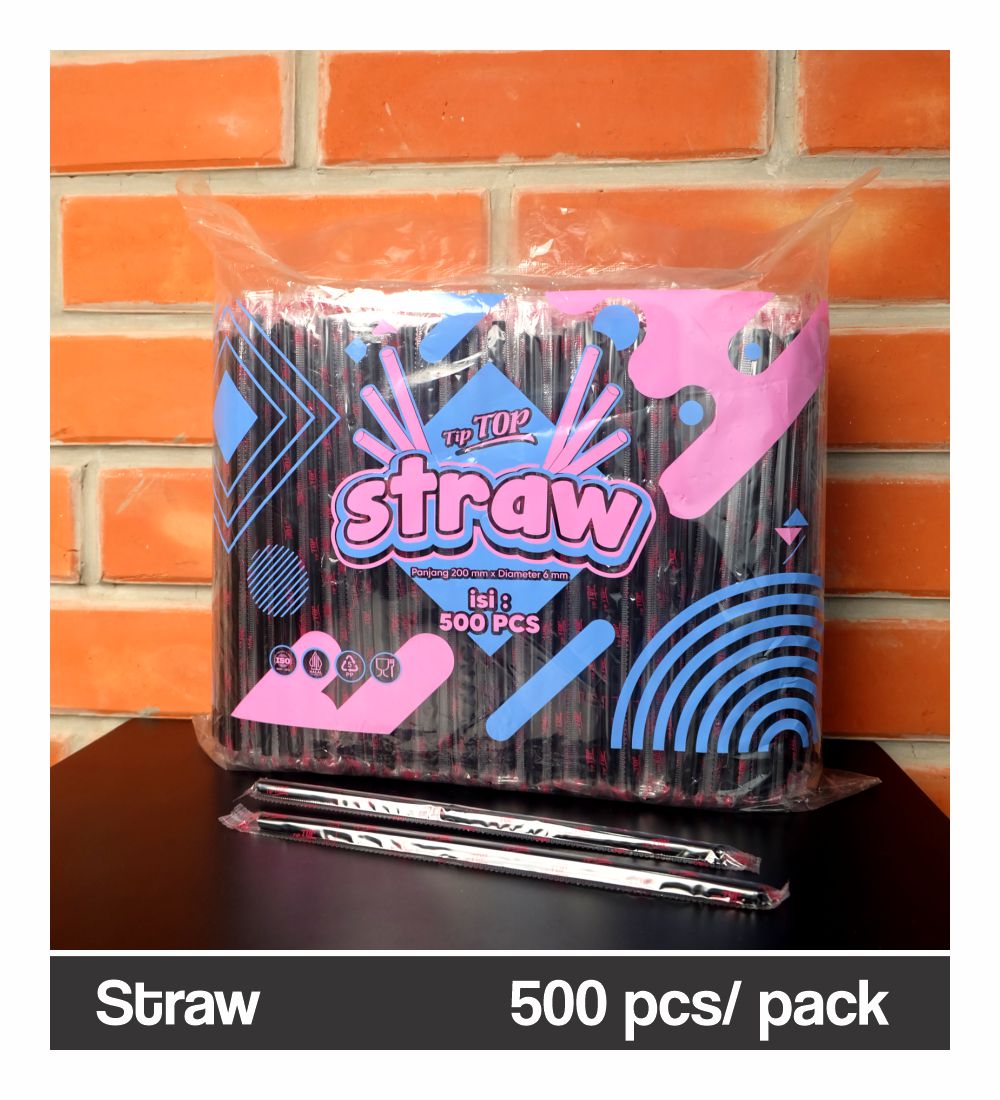 Tiptop Straw 500 pcs