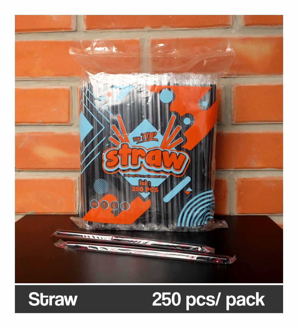 Tiptop Straw 250 pcs