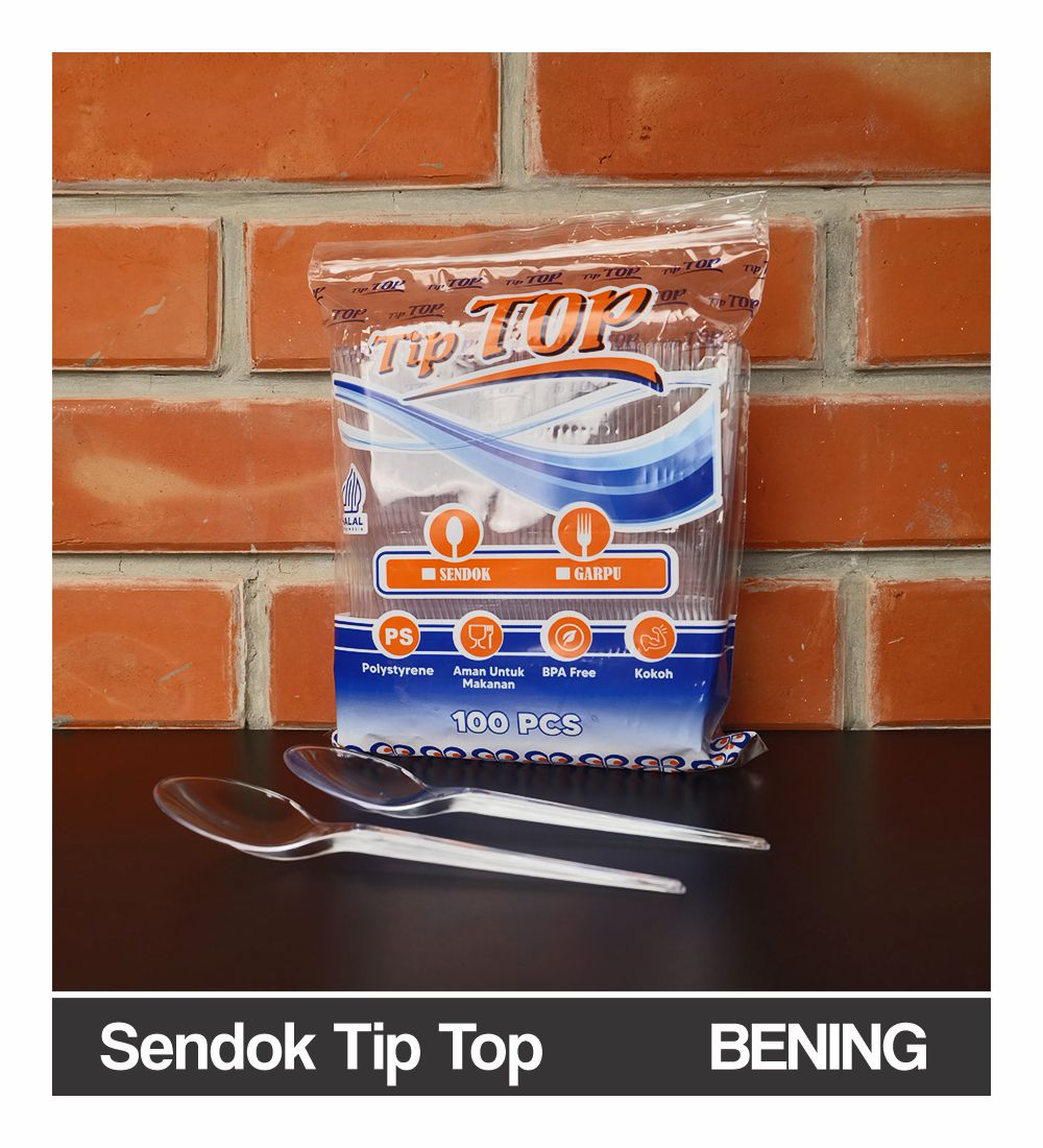 Sendok Makan Tiptop Bening