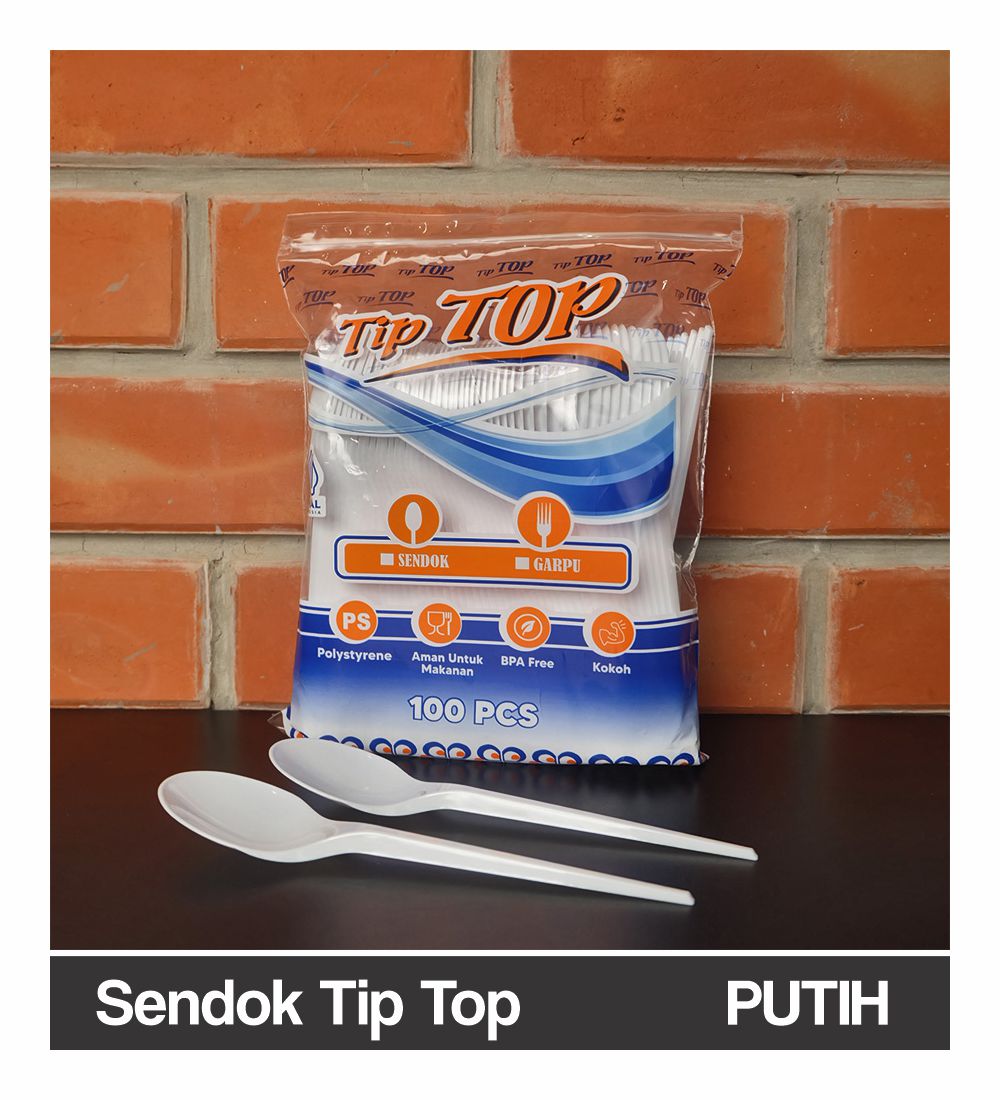 Sendok Tiptop Putih