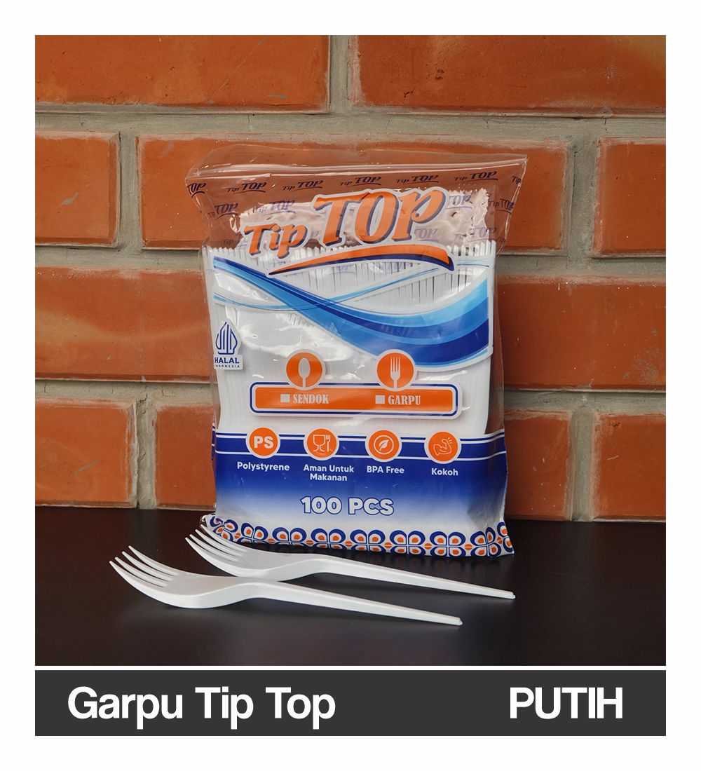 Garpu Tiptop Putih