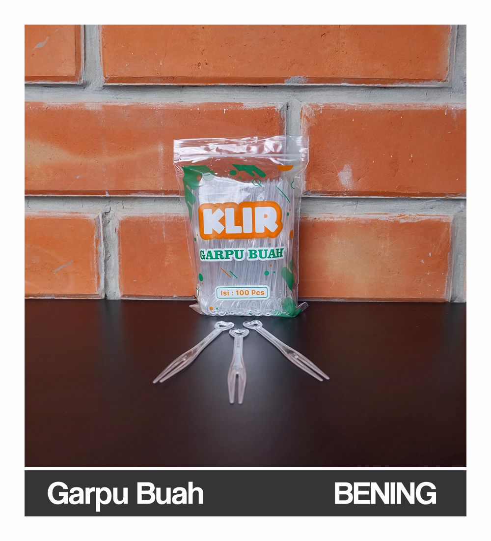 Garpu Buah Klir Bening