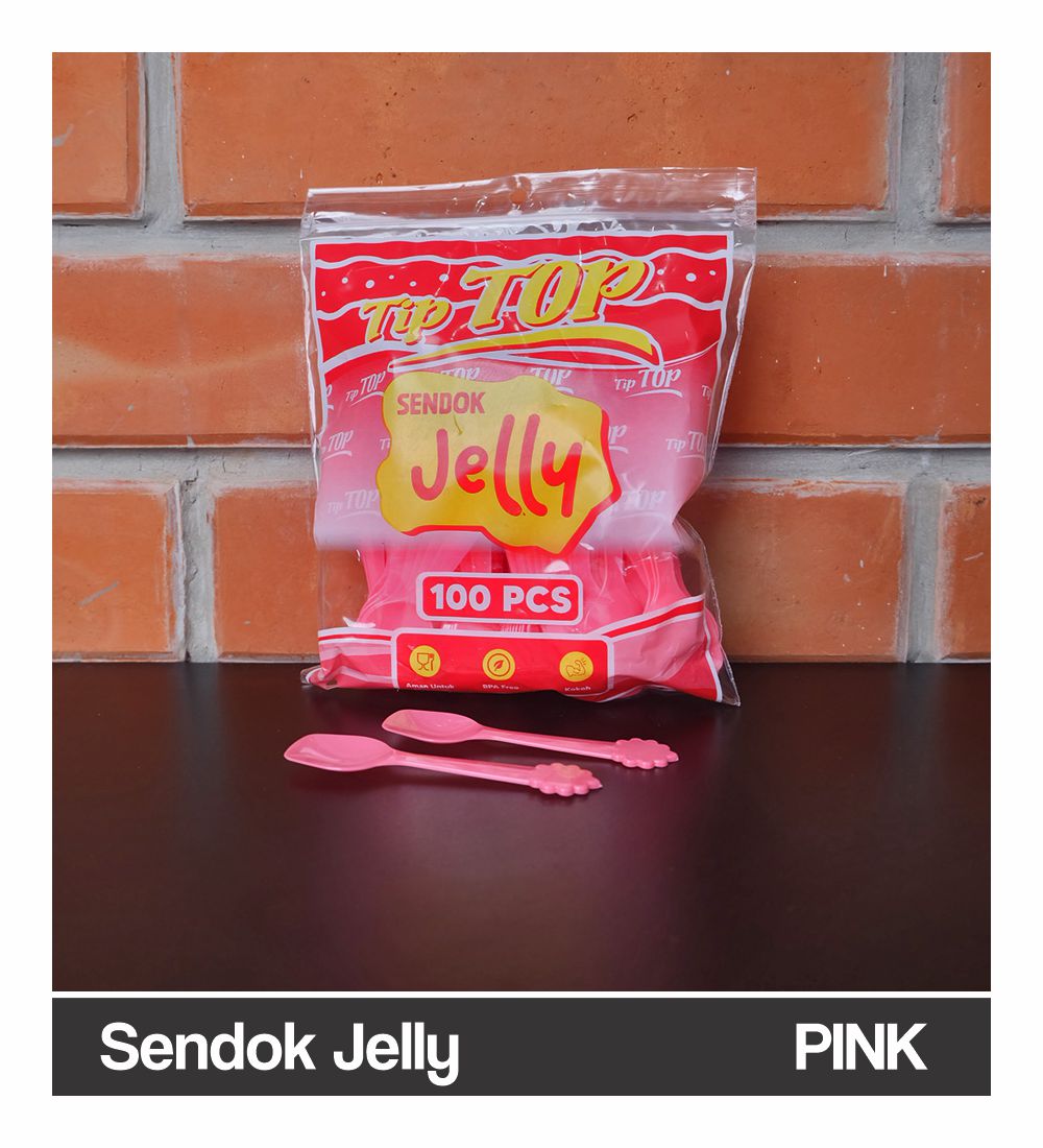Sendok Jelly Pink