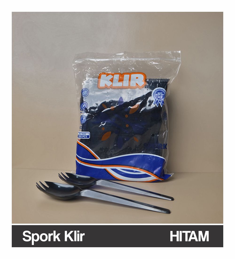 Spork Klir Hitam